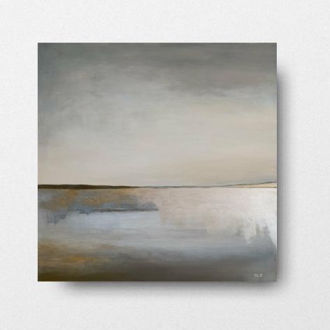 ABSTRAKCJA ZE ZŁOTEM-OBRAZ AKRYLOWY FORMATU 60/60 CM 