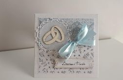 Personalizowana Kartka ręcznie robiona na Ślub handmade II