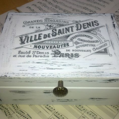 Szkatułka shabby chic