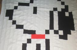 Nowy Big size SNOOPY patchwork - throw / blanket / narzuta / koc
