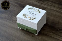 Szkatułka z lusterkiem - Stokrotki