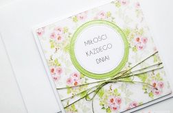 Kartka ŚLUBNA z życzeniem