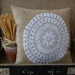 Lniana poszewka "Prowansalski szyk"