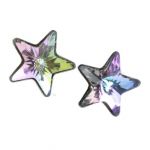 Kolczyki gwiazdy Swarovski, srebro Vitrail LT - Kolczyki gwiazdy - Swarovski i srebro Vitrail light 2