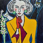 Obraz ręcznie malowany fowizm dwa oblicza ewy - 