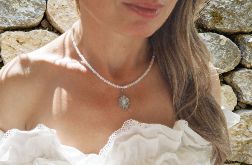 Naszyjnik kamień księżycowy zawieszka kk1k