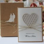 Rustykalna kartka ślubna z pudełkiem 3 - kartka na ślub z pudełkiem
