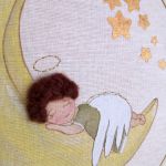 obrazek anioł, pamiątka chrztu dla dziecka - obrazek anioł dla dziecka