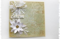 Delikatna kartka świąteczna