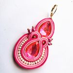 Hot Sweet Pink kolczyki sutasz - 