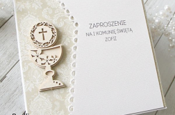 Eleganckie zaproszenia na komunię v.9