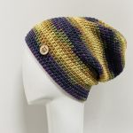 Czapka przejściowa cienka beanie smerf bawełna 31 - kolorowa czapka