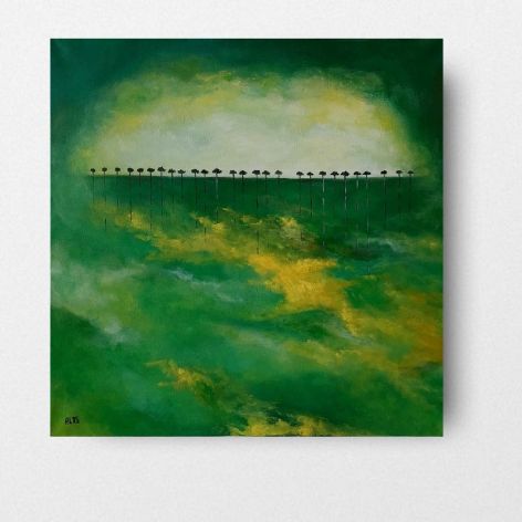 Drzewa-obraz akrylowy 50/50 cm