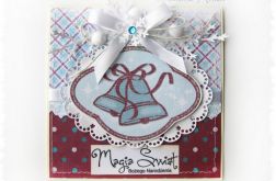 Kartka świąteczna z dzwonkami