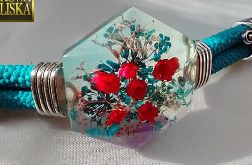 Impresja IX - bransoleta z żywicy