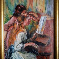 Dziewczęta przy Pianinie - August Renoir
