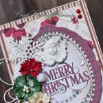 Merry Christmas - z aniołkiem vintage - Merry Christmas - detal III