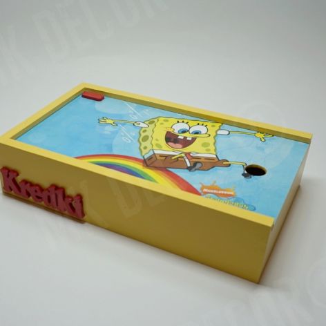 Pudełko na kredki lub pisaki SpongeBob Kanciastoporty