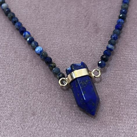 Naszyjnik Lapis Lazuli Amulet 