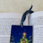 Świąteczna zakładka do książki - Mikołaj - Górna część zakładki