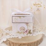 Exploding box komunijny "Zapach Róży1" GOTOWY - 