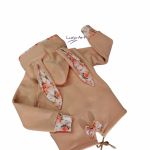 Komplet bluza z uszkami oraz czapka i chustka r.80/86 - 