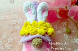 Gnom/Skrzat/Królik wielkanocny na szydełku