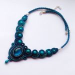 Naszyjnik sutasz Teal - Dark Blue - null