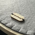 Tamborek zebra print haft - Handmade