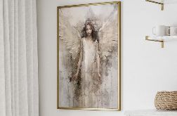 Anioł w Odcieniach Beżu 40x50 cm, 8-2-0043