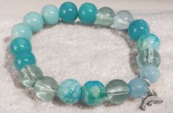 Bransoletka na gumce delfin