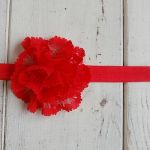 Opaska niemowlęca  - Czerwień - 