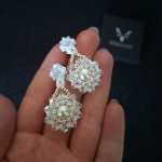 Kolczyki Ślubne z Perełkami i Kryształkami - biżuteria na ślub i wieczór panieński