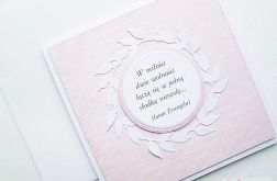 Kartka ŚLUBNA z cytatem #1