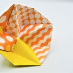 Geometryczna miseczka origami we wzory - 2