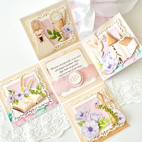 Pamiątka I Komunii Świętej - dziewczynka