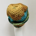 Gruba czapka beanie smerf kolorowa szydełkowa 15 - gruba zimowa czapka