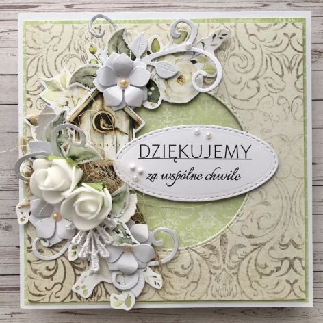 Podziękowanie/ręcznie robiona kartka