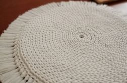 Podkładka na stół,boho,okrągła podkładka 24cm.