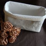 Rustykalny woreczko - koszyczek - 