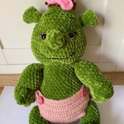 SHREK BOBAS  MASKOTKA HANDMADE.