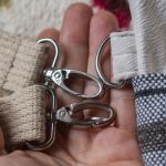 Torba worek z weluru plecionki w kratę – torba do wózka dziecięcego - 