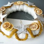 Wianek "Gwiazdy w pomarańczach" - 