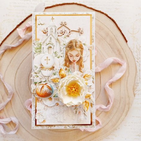 Kartka na I Komunię Świętą Dziewczynki (42)