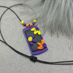 „NORA” wisiorek z glinki polimerowej - „NORA” wisiorek z glinki polimerowej