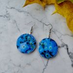 Kolczyki - Błękitne Kwiaty - 4