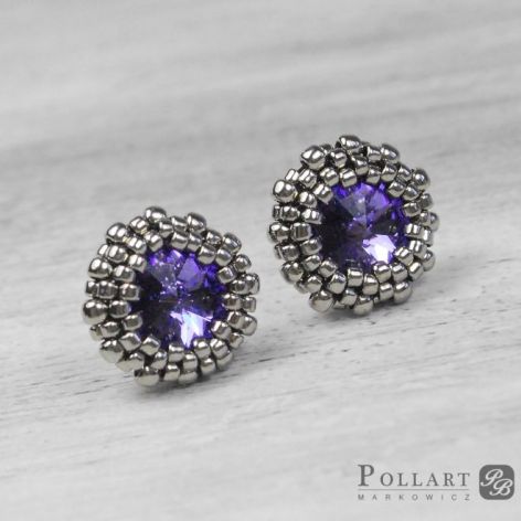 Kolczyki sztyfty / wkrętki Swarovski 7