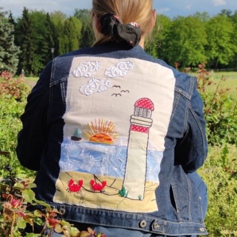 Kurtka patchwork 