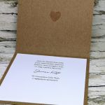 Kartka ślubna z zielonym wieńcem - kartka z gotowymi życzeniami