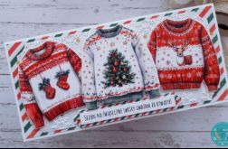 Kartka świąteczna ze swetrami